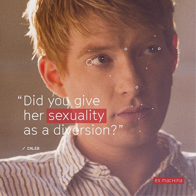 Caleb quote card reading: Did you give her sexuality as a diversion?