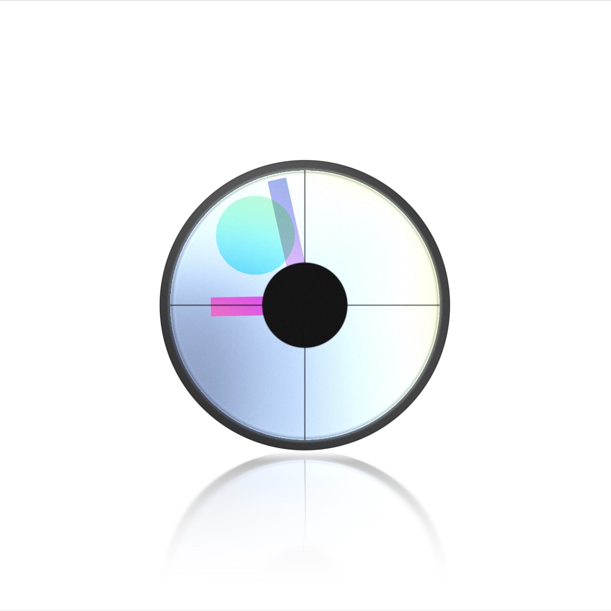 Aurora Clock — a spectral light clock
